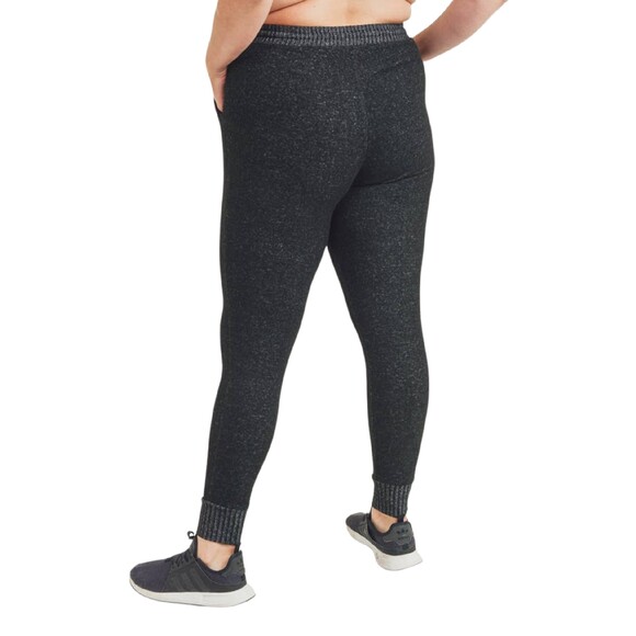 Mono B womens drawstring hacci sweatpants joggers black size 2XL - Picture 10 of 10